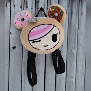 NWT plush Neon Star x Tokidoki adjustable Donutella kawaii festival backpack